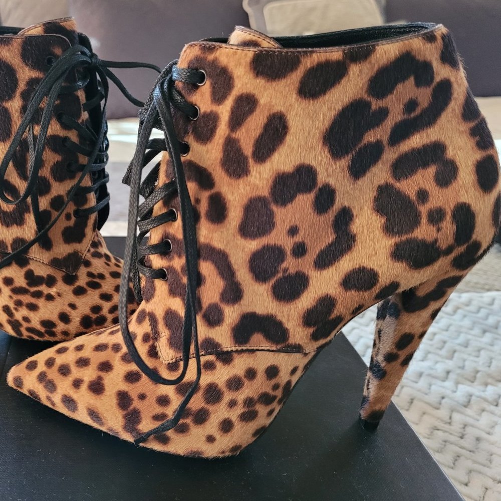 Yves Saint Laurent pony boot